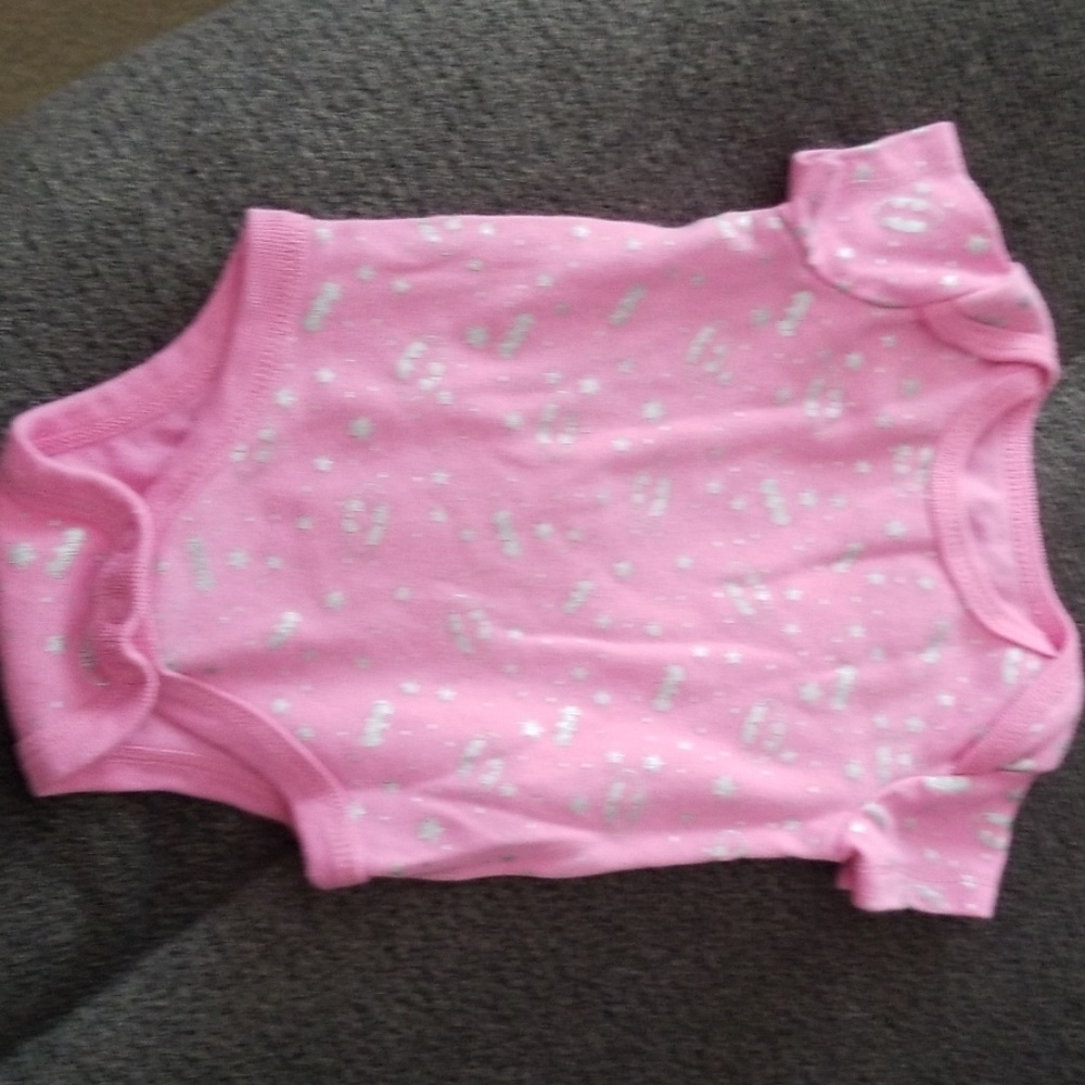 Batman logo baby girl onesie